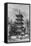 Buddhist Temple, Nikko, Japan, 1895-Hildibrand-Framed Stretched Canvas