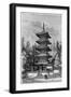 Buddhist Temple, Nikko, Japan, 1895-Hildibrand-Framed Giclee Print