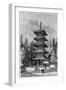 Buddhist Temple, Nikko, Japan, 1895-Hildibrand-Framed Giclee Print