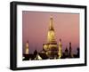 Buddhist Temple of Wat Arun at Twilight, Dating from 19th Century, Bankok Noi, Bangkok, Thailand-Richard Nebesky-Framed Photographic Print