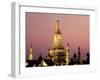 Buddhist Temple of Wat Arun at Twilight, Dating from 19th Century, Bankok Noi, Bangkok, Thailand-Richard Nebesky-Framed Photographic Print