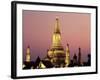 Buddhist Temple of Wat Arun at Twilight, Dating from 19th Century, Bankok Noi, Bangkok, Thailand-Richard Nebesky-Framed Photographic Print