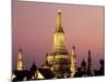 Buddhist Temple of Wat Arun at Twilight, Dating from 19th Century, Bankok Noi, Bangkok, Thailand-Richard Nebesky-Mounted Photographic Print