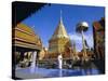 Buddhist Temple of Wat Phra That Doi Suthep, Doi Suthep, Chiang Mai, Northern Thailand, Asia-Gavin Hellier-Stretched Canvas