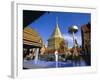 Buddhist Temple of Wat Phra That Doi Suthep, Doi Suthep, Chiang Mai, Northern Thailand, Asia-Gavin Hellier-Framed Photographic Print