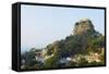 Buddhist Temple on Popa Taung Kalat, Mount Popa, Myanmar (Burma), Asia-Christian Kober-Framed Stretched Canvas