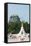 Buddhist Temple on Popa Taung Kalat, Mount Popa, Myanmar (Burma), Asia-Christian Kober-Framed Stretched Canvas