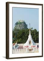 Buddhist Temple on Popa Taung Kalat, Mount Popa, Myanmar (Burma), Asia-Christian Kober-Framed Photographic Print