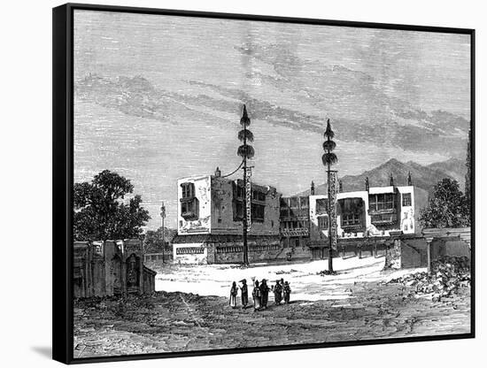 Buddhist Temple, Tibet, 19th Century-Therond-Framed Stretched Canvas