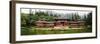 Buddhist Temple with Mountain in the Background, Byodo-In Temple, Koolau Range, Oahu, Hawaii, Usa-null-Framed Photographic Print