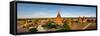 Buddhist Temples at Bagan Kingdom. Myanmar (Burma)-Im Perfect Lazybones-Framed Stretched Canvas