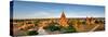 Buddhist Temples at Bagan Kingdom. Myanmar (Burma)-Im Perfect Lazybones-Stretched Canvas