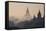 Buddhist Temples, Bagan (Pagan), Myanmar (Burma), Asia-Nathalie Cuvelier-Framed Stretched Canvas