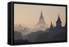 Buddhist Temples, Bagan (Pagan), Myanmar (Burma), Asia-Nathalie Cuvelier-Framed Stretched Canvas