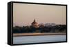 Buddhist Temples, Bagan (Pagan), Myanmar (Burma), Asia-Nathalie Cuvelier-Framed Stretched Canvas