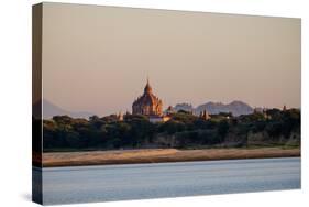 Buddhist Temples, Bagan (Pagan), Myanmar (Burma), Asia-Nathalie Cuvelier-Stretched Canvas