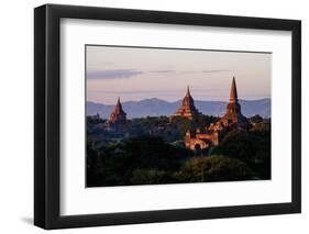 Buddhist Temples, Bagan (Pagan), Myanmar (Burma), Asia-Nathalie Cuvelier-Framed Photographic Print