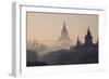 Buddhist Temples, Bagan (Pagan), Myanmar (Burma), Asia-Nathalie Cuvelier-Framed Photographic Print