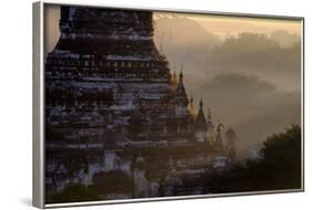 Buddhist Temples, Bagan (Pagan), Myanmar (Burma), Asia-Nathalie Cuvelier-Framed Photographic Print