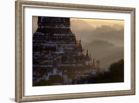 Buddhist Temples, Bagan (Pagan), Myanmar (Burma), Asia-Nathalie Cuvelier-Framed Photographic Print