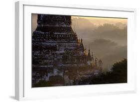 Buddhist Temples, Bagan (Pagan), Myanmar (Burma), Asia-Nathalie Cuvelier-Framed Photographic Print