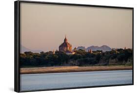 Buddhist Temples, Bagan (Pagan), Myanmar (Burma), Asia-Nathalie Cuvelier-Framed Photographic Print