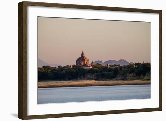 Buddhist Temples, Bagan (Pagan), Myanmar (Burma), Asia-Nathalie Cuvelier-Framed Photographic Print