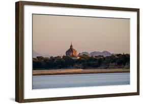 Buddhist Temples, Bagan (Pagan), Myanmar (Burma), Asia-Nathalie Cuvelier-Framed Photographic Print