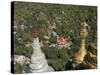 Buddhist Temples of Mount Popa Near Bagan, Myanmar (Burma)-Julio Etchart-Stretched Canvas