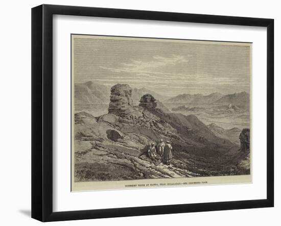 Buddhist Topes at Hadda, Near Jellalabad-null-Framed Giclee Print