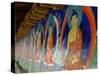 Buddhist Wall Paintings at Tashilhunpo (Tashilunpo) Monastery-Simon Montgomery-Stretched Canvas