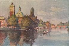 'The Shakespeare Memorial Theatre, Stratford On Avon', c1905-Buddig Anwylini Pughe-Mounted Giclee Print