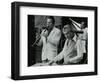 Buddy Defranco and Terry Gibbs at the Capital Radio Jazz Festival, Knebworth, Hertfordshire, 1981-Denis Williams-Framed Photographic Print
