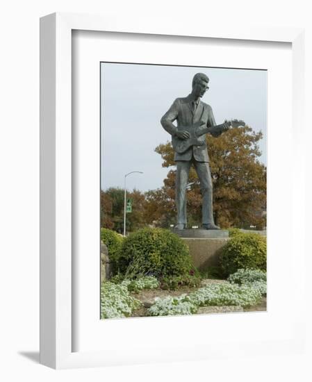 Buddy Holly, Walk of Fame, Lubbock, Texas, USA-Ethel Davies-Framed Photographic Print