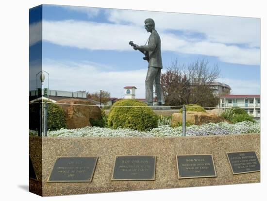 Buddy Holly, Walk of Fame, Lubbock, Texas, USA-Ethel Davies-Stretched Canvas