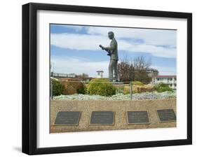 Buddy Holly, Walk of Fame, Lubbock, Texas, USA-Ethel Davies-Framed Photographic Print