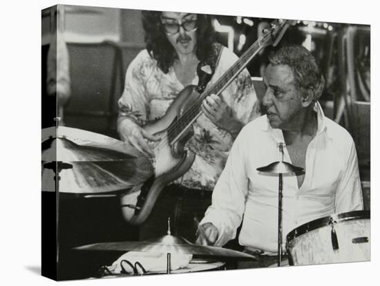 Buddy Rich and Dave Carpenter Playing at the Royal Festival Hall, London, June 1985-Denis Williams-Stretched Canvas