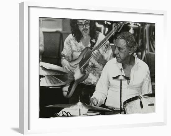 Buddy Rich and Dave Carpenter Playing at the Royal Festival Hall, London, June 1985-Denis Williams-Framed Photographic Print