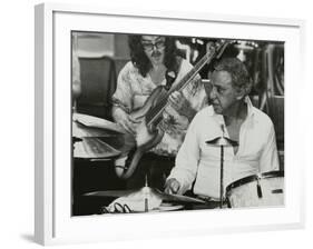 Buddy Rich and Dave Carpenter Playing at the Royal Festival Hall, London, June 1985-Denis Williams-Framed Photographic Print