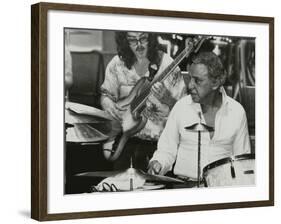 Buddy Rich and Dave Carpenter Playing at the Royal Festival Hall, London, June 1985-Denis Williams-Framed Photographic Print