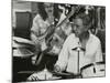 Buddy Rich and Dave Carpenter Playing at the Royal Festival Hall, London, June 1985-Denis Williams-Mounted Photographic Print