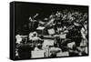 Buddy Rich and the Royal Philharmonic Orchestra in Concert at the Royal Festival Hall, London, 1985-Denis Williams-Framed Stretched Canvas