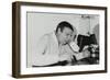 Buddy Rich Eating Backstage at Ronnie Scotts Jazz Club, London, 1979-Denis Williams-Framed Photographic Print