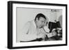 Buddy Rich Eating Backstage at Ronnie Scotts Jazz Club, London, 1979-Denis Williams-Framed Photographic Print