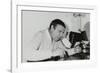 Buddy Rich Eating Backstage at Ronnie Scotts Jazz Club, London, 1979-Denis Williams-Framed Photographic Print