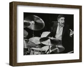 Buddy Rich in Concert at the Forum Theatre, Hatfield, Hertfordshire, March 1980-Denis Williams-Framed Photographic Print