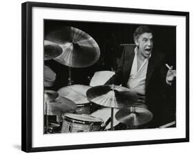 Buddy Rich in Concert at the Forum Theatre, Hatfield, Hertfordshire, March 1980-Denis Williams-Framed Photographic Print