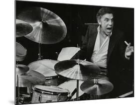 Buddy Rich in Concert at the Forum Theatre, Hatfield, Hertfordshire, March 1980-Denis Williams-Mounted Photographic Print