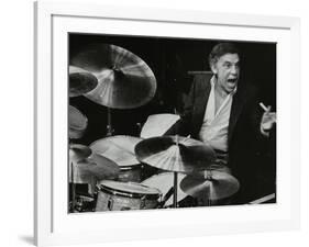 Buddy Rich in Concert at the Forum Theatre, Hatfield, Hertfordshire, March 1980-Denis Williams-Framed Photographic Print