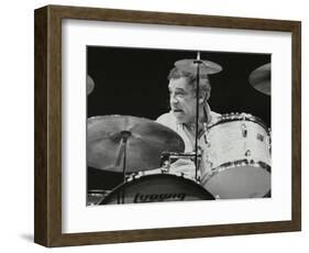 Buddy Rich in Concert at the Forum Theatre, Hatfield, Hertfordshire-Denis Williams-Framed Photographic Print